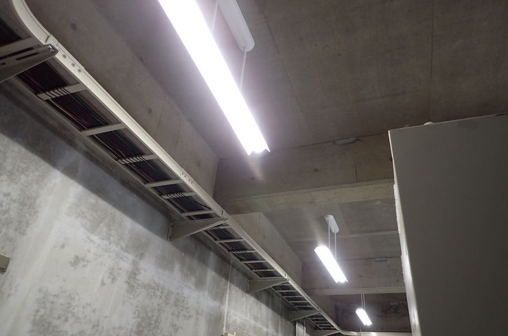 各電気室照明器具LED化作業